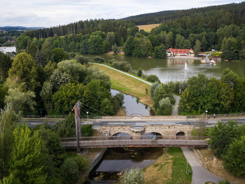 Spreeradweg Stausee Sohland Abbildung Spreeradweg Stausee Sohland