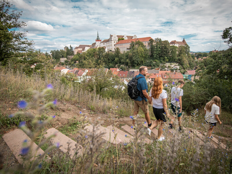 Bautzen spacer okrężny Ortenburgblick Abbildung Bautzen spacer okrężny Ortenburgblick