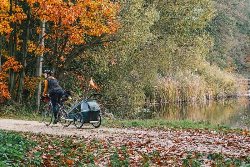 Abbildung Zwillingsradweg durch die Oberlausitzer Heide- und Teichlandschaft