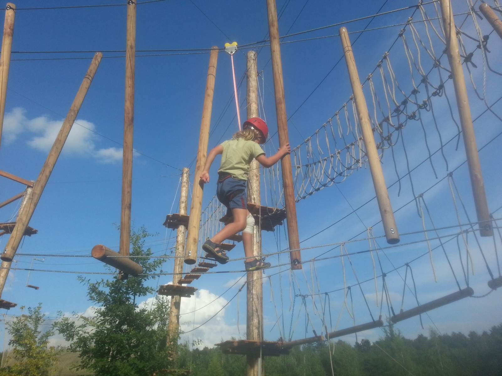 Wysoki park linowy przy zbiorniku wodnym Bautzen Abbildung Wysoki park linowy przy zbiorniku wodnym Bautzen